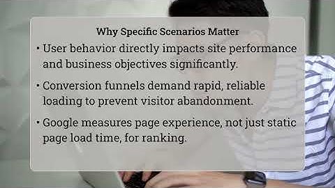 What Are Critical WordPress User Scenarios To Speed Test?