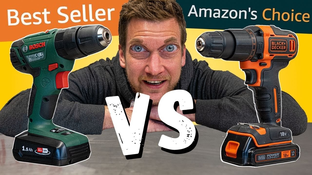 diefstal negeren Zoeken Bosch Best Seller vs Black and Decker from Amazon Homeowner BATTERY DRILLS  ?? - YouTube