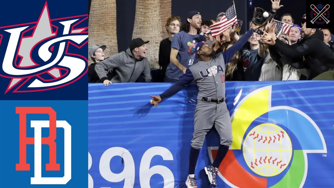 United States VS Dominican Republic | Elimination game of the 2017 World Baseball Classic 