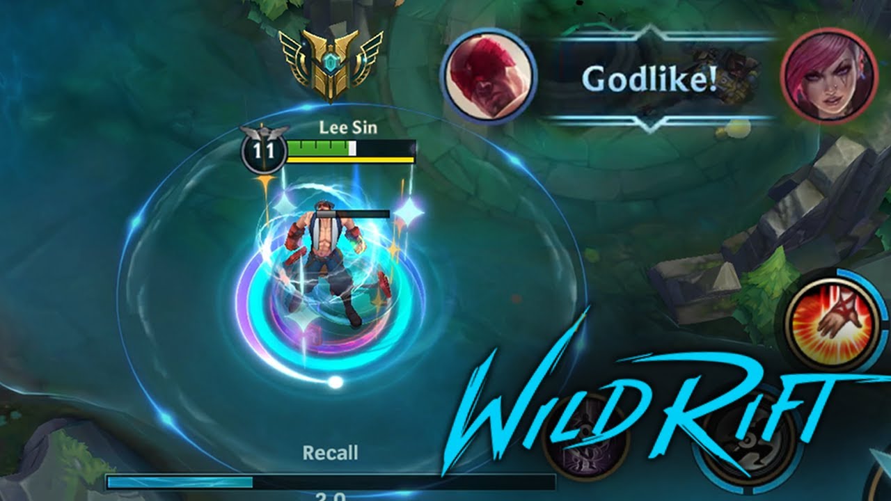 LEE SIN GODLIKE IN 4 MINUTES!? - WILD RIFT