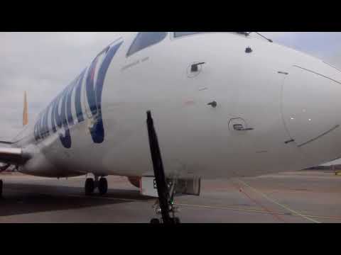 Aurigny first push back at Gatwick
