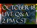 Live Q&amp;A Bead-along with me chat