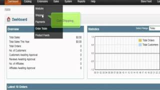 How to configure shipping methods in OpenCart
