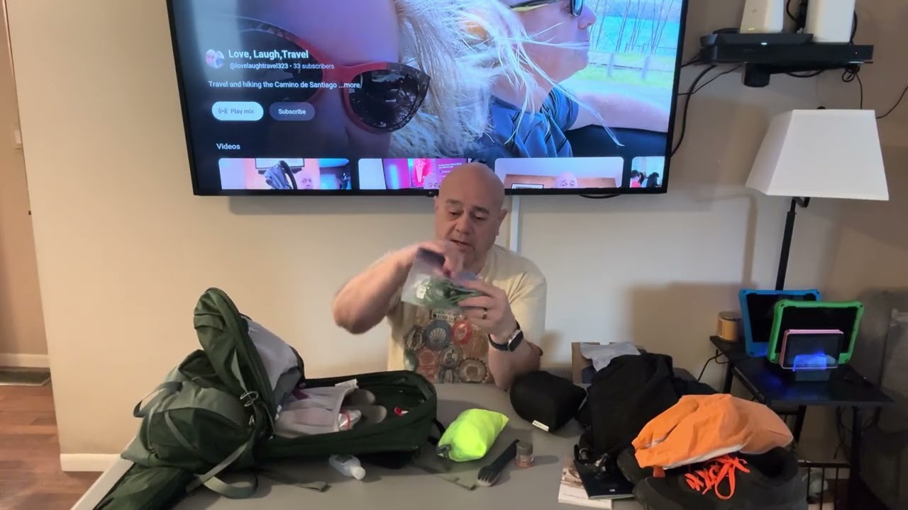 Camino de Santiago 2026 September Packing List-7 Pounds!