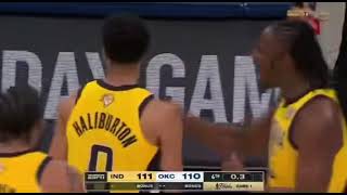 TYRESE!! Tyrese Haliburton game winner VS OKC’ GAME 1