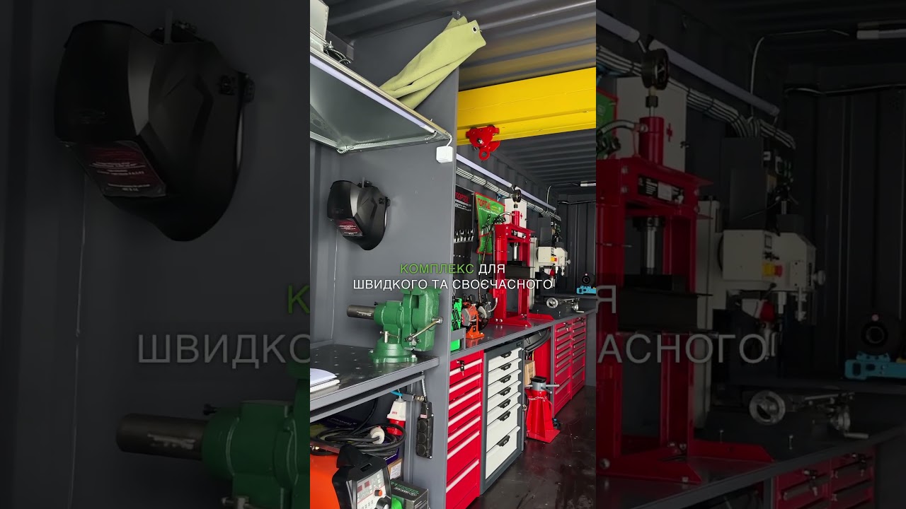 Video A complex of Big-Locker and WorkShop workshops based on chassis and Locker for the 24th separate mechanized brigade 7