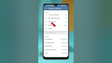 Telegram app passcode lock Kaise lagaen | How to lock Telegram app | Tech Frack #shorts