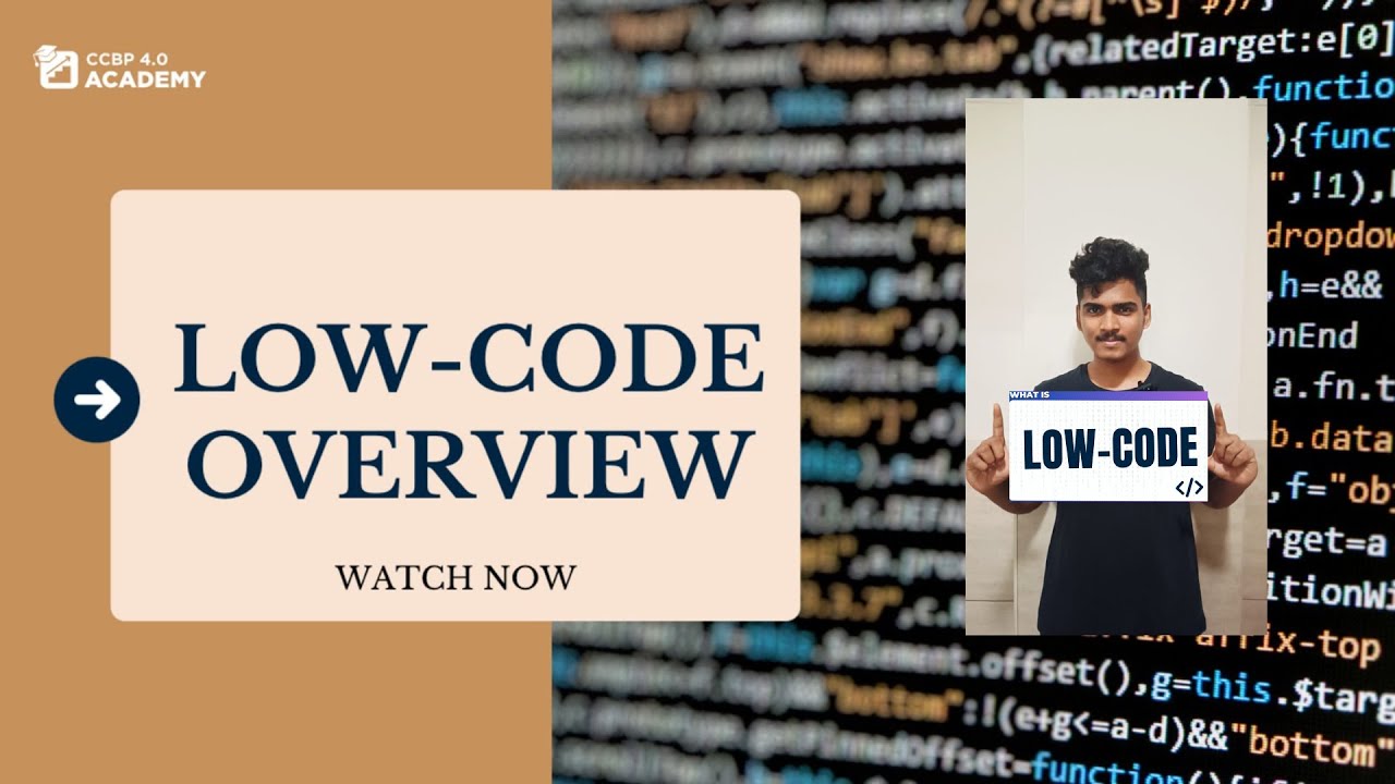 Low code vs no code - YouTube