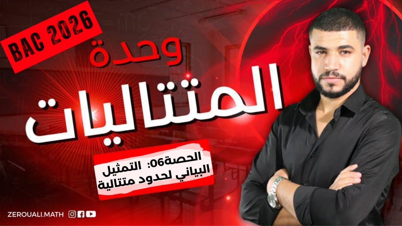 الحصة 6:التمثيل الهندسي لحدود متتالية شرح أسطوري مع الاستاذ زروالي🔥🔥🔥🔥