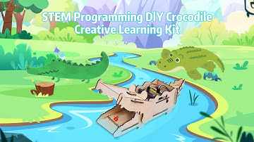 KS0802 Crocodile Creative Learning Starter Kit DIY Stem Programming #keyestudio #microbit #stem #diy