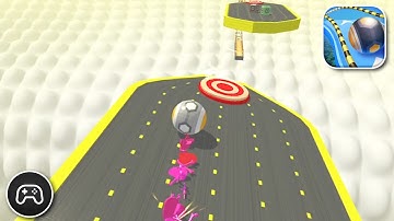 Action Balls: Gyrosphere Race - Gameplay Walkthrough Part 35 - Game Levels 102-103 (iOS, Android)