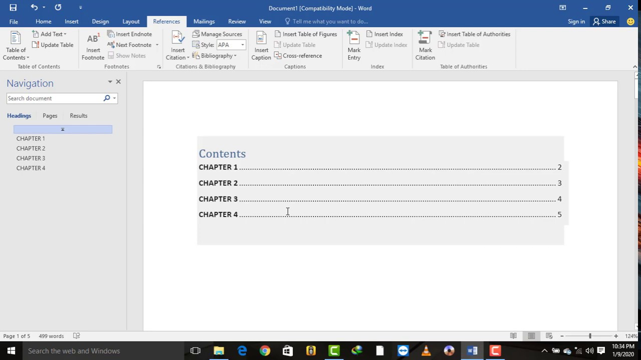 customize table of contents word 2016 customize table of contents word 2016