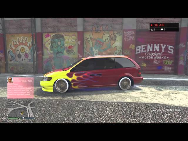GTA 5 ONLINE VAPID MINIVAN CUSTOM BUYING AND UPGRADING - YouTube