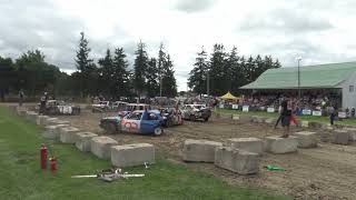 Mini Smash Cars demolition derby Drayton Ontario 2023 Some one read the grey, can you find the car ?