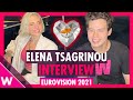 Elena Tsagrinou "El Diablo" (Cyprus) Interview @ Eurovision 2021 first rehearsal