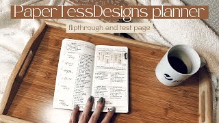 PaperTessDesigns Weekly Notebook flipthrough + test page 2026 Papertess Designs Planner Unboxing Pocket Daily B6 And Manager S Notebook