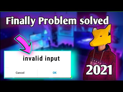 🛑 Invalid input problem | invalid input problem solution | invalid  input problem in mobile |100%sol