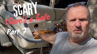 Sea Ray Refit Part 7 🔥 Cutting Holes Into the Boat  + Plastic Welding Seat Repair (Almost Finished!)