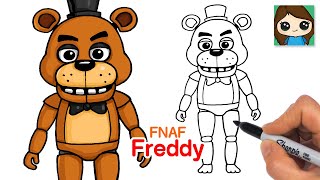 How to Draw Freddy Fazbear | Five Nights at Freddy's (NEW)