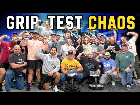 40 Lifters Invade a Garage Gym for Grip Challenge