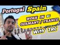 New European rules Work in Germany with Portugal Spain TRC Card 
