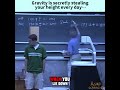 Gravity is secretly stealing your height every day  #sciencefacts #science