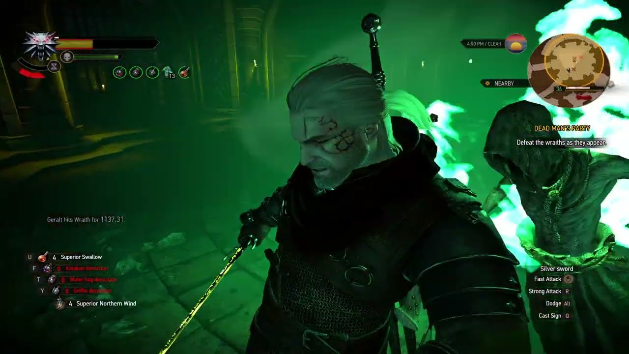 Vlodimir von Everec - The Witcher 3: Hearts of Stone DLC gameplay