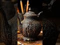 Antique Brass Teapot Restoration | Oxidized Black to Glowing Gold Finish