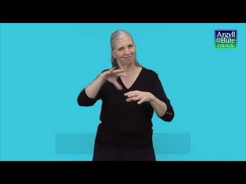 Argyll and Bute Council's British Sign Language Plan 2024 - 2030 - YouTube