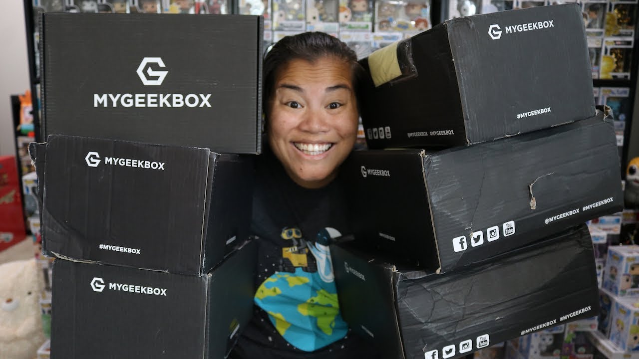 Распаковка моей мега-коробки Geek Box (6 штук) — [май, июнь, июль, август, сентябрь, октябрь 2019...