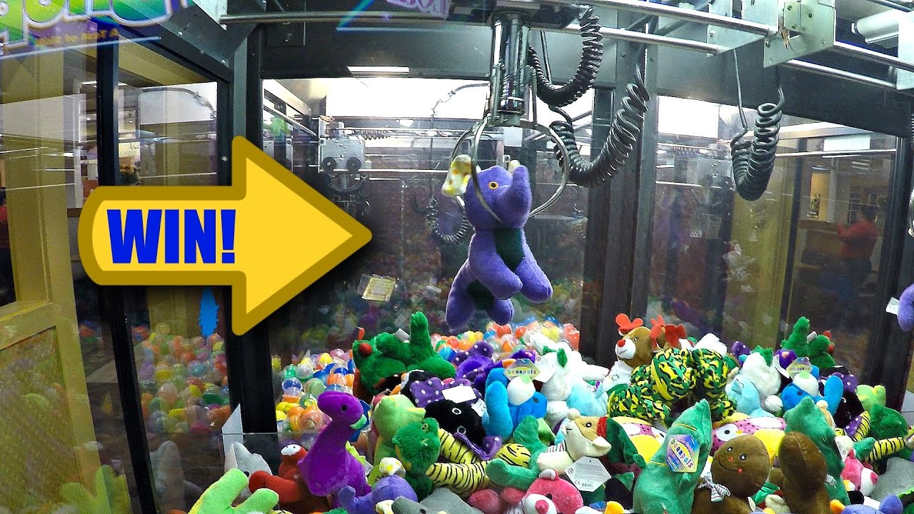 Claw Machine Prize Wins Playing Sugar Loaf Bean Bag Game YouTube
