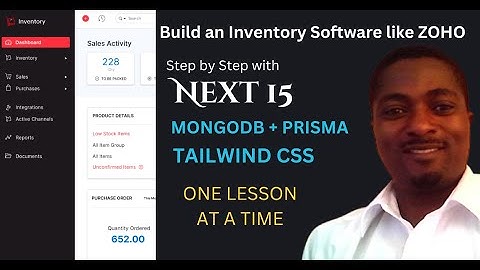 Build an Inventory Management System With Next 15 | MongoDB + Prisma ORM & Tailwind CSS