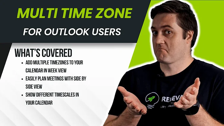 How to show multiple time zones in Outlook Calendar for easy scheduling.