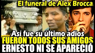 Así fue el funeral de Alex Brocca, todos sus amigos le dieron el último adios, y ernesto ni apareció