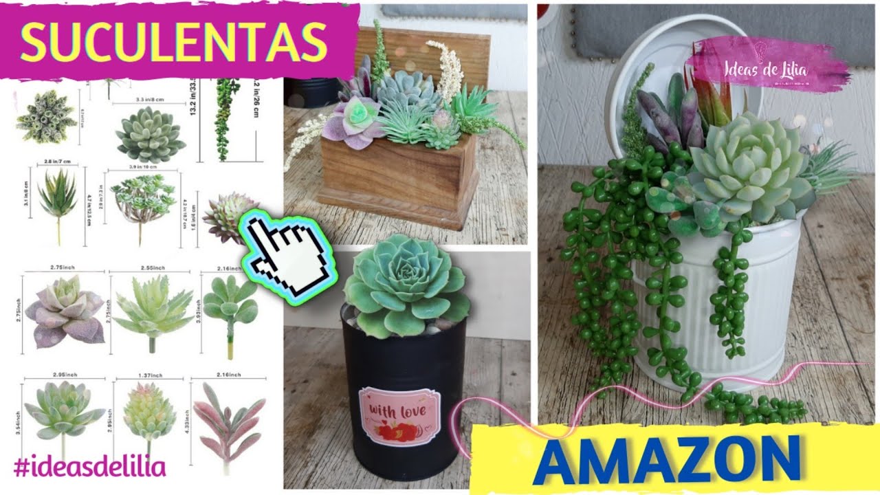 DIY SUCULENTAS ARTIFICIALES / Compras online 