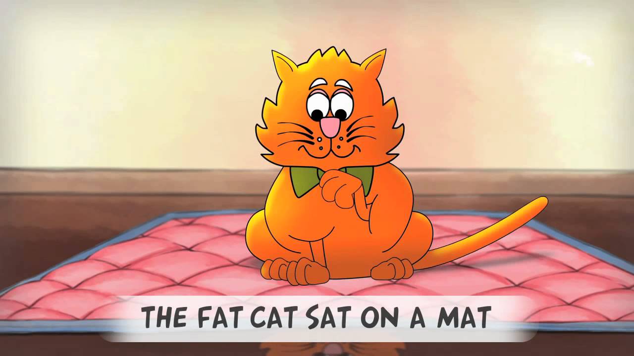 CAT ON THE MAT - Fantastic Phonics learn to read program - www.Early-Reading.com - YouTube