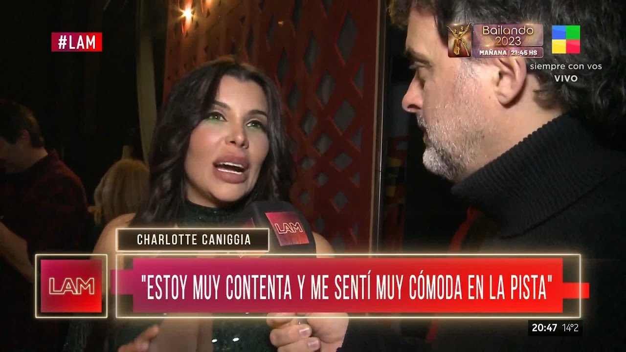 CHARLOTTE CANIGGIA HABLÓ tras su DEBUT en el BAILANDO: "MI FAMILIA ESTÁ MAL, OJALÁ NOS ARREGLEMOS"