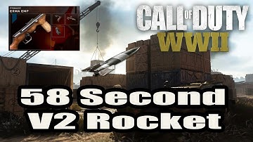58Sec. V2 Rocket w/ Erma EMP on Shipment 1944 - COD WW2 Multiplayer Gameplay (THX FOR 1K SUBS!)