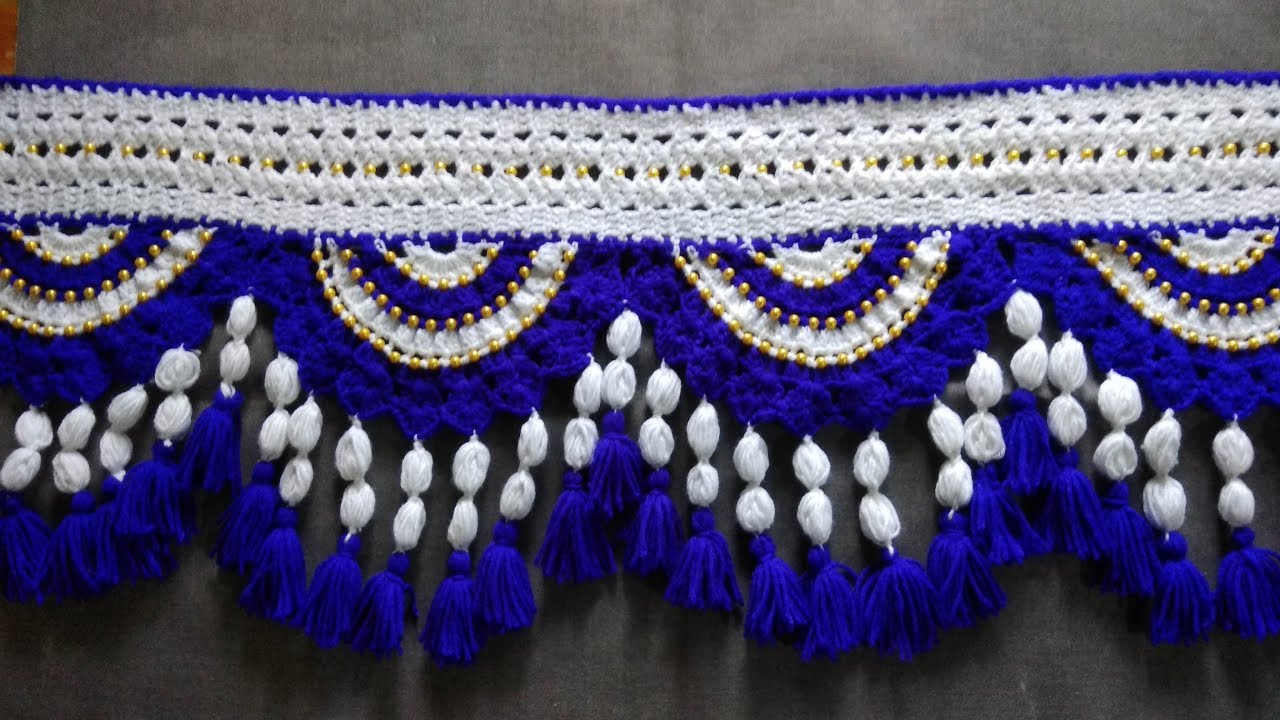 HALF MOON CROCHET TORAN | HINDI