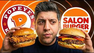 Hangi̇ Taraf Daha Doyurucu? En Ucuz Popeyes Vs Salon Burger Menü
