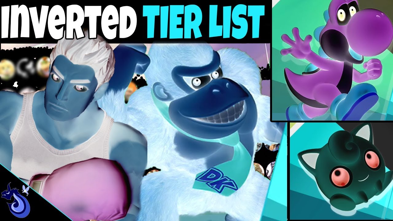 Smash Ultimate Tier List Based on Their Inverted Colors