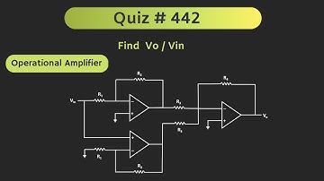 Operational Amplifier Solved Problem | Quiz # 442