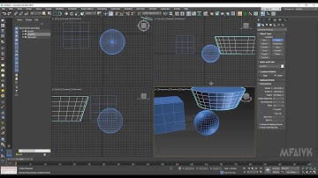 3Ds Max basic tutorial, How to draw Geometry objects, Part-1