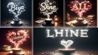 Viral 3D Ai Coffee Name Smoke Photo Editing bing image creator|| bing tutorial @Dailydairyofbiya screenshot 3