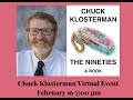 Magic City Books - Chuck Klosterman Virtual Event