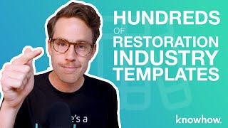 Discover & Import KnowHow's 600+ Restoration Industry Templates