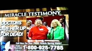 Pastor. Peter Popoff and his MIRCLE Spring Water
