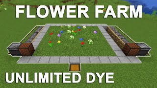 Minecraft Easiest Flower/Dye Farm 1.20 Tutorial