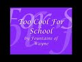 Too Cool for School by Fountains of Wayne 🎸 | Lyrics & Subtitles