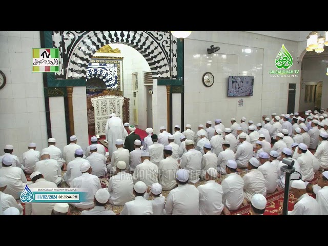 PEMBACAAN MAULID AL-HABSYI DI MUSHOLLA AR-RAUDHAH SEKUMPUL MTP KALSEL, MALAM SENIN TGL 11-02-2024 class=